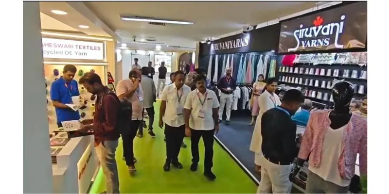 Three-Day Textile Expo Opens in Tiruppur with 337 Participants and 800 Stalls